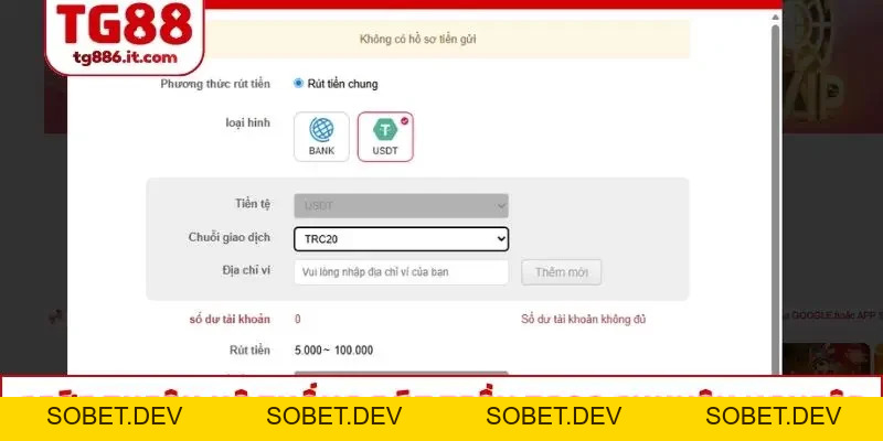 Rút Tiền TG88 Quy Trình Chuẩn, Tốc Độ Cập Nhật Dưới 1 Phút