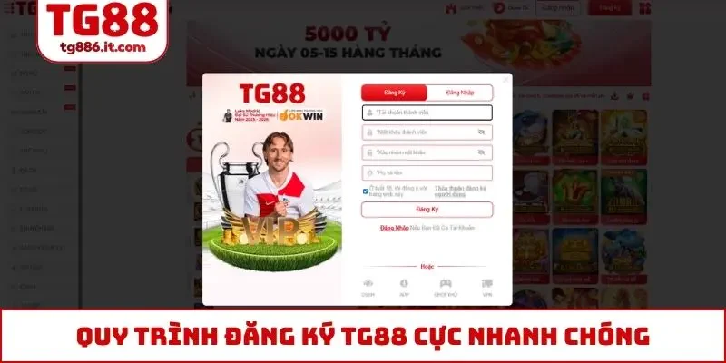 Quy Trình Đăng Ký TG88 Chuẩn, Tạo Ra Tài Khoản An Toàn 99%